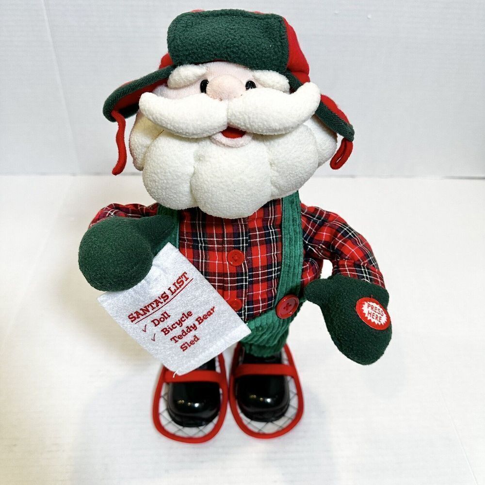 2004 Avon Groove 15" Humor Singing Santa Music‎ Box Dances & Plays SHOUT